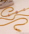 Trendy Ruby White Stone 1 Gram Gold Double Side Mugappu Designs MCH1641 Trendy Ruby White Stone 1 Gram Gold Double Side Mugappu Designs MCH1641