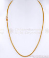 Sparkling White Stone Micro Gold Plated Mugappu Chain Designs MCH1648