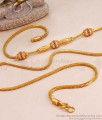 Attractive Ruby White Stone Designer Mugappu Chain Gold Finish MCH1658 Attractive Ruby White Stone Designer Mugappu Chain Gold Finish MCH1658