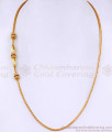 Attractive Ruby White Stone Designer Mugappu Chain Gold Finish MCH1658 Attractive Ruby White Stone Designer Mugappu Chain Gold Finish MCH1658