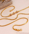 Buy One Gram Gold Modern Mugappu Chain Stone Ball Design MCH1662 Buy One Gram Gold Modern Mugappu Chain Stone Ball Design MCH1662