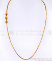 Traditional One Gram Gold Ball Mugappu With Multi Stone MCH1665