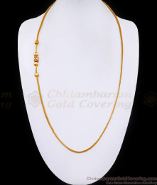 30 Inch Long Square Shaped Stone Mugappu Chain For Married Women MCH1669-Lg