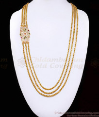 30 Inch Long Premium Quality 3 Line Impon Mugappu Thali Chain Shop Online MCH1686-Lg 30 Inch Long Premium Quality 3 Line Impon Mugappu Thali Chain Shop Online MCH1686-Lg