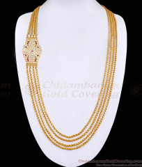 30 Inch Long Grand Look Impon Four Line Mugappu Thali Chain Design Shop Online MCH1693-Lg 30 Inch Long Grand Look Impon Four Line Mugappu Thali Chain Design Shop Online MCH1693-Lg