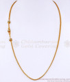 New Arrival Thin Gold Imitation Mugappu Chain Ad Stone Ball Design MCH1699