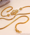New Arrival One Gram Gold Semi-Circle Mugappu Design WIthout Stone MCH1706