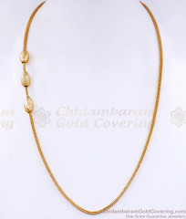 Latest Triple Oval Ball Side Pendant Mugappu Gold Imitation Jewelry MCH1708 Latest Triple Oval Ball Side Pendant Mugappu Gold Imitation Jewelry MCH1708