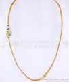 Beautiful Gold Finish Peacock Mugappu Enamel Finish For Women MCH1713