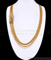 High Quality Antique Gold Matt Finish Lakshmi Mugappu Chain Online MCH1721