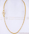 Daily Wear Impon Gold Imitation Mugappu Chain Gati Stone Design Online MCH1729