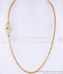 High Quality Five Metal Side Pendant Thali With Wheat Chain For Women MCH1730 High Quality Five Metal Side Pendant Thali With Wheat Chain For Women MCH1730