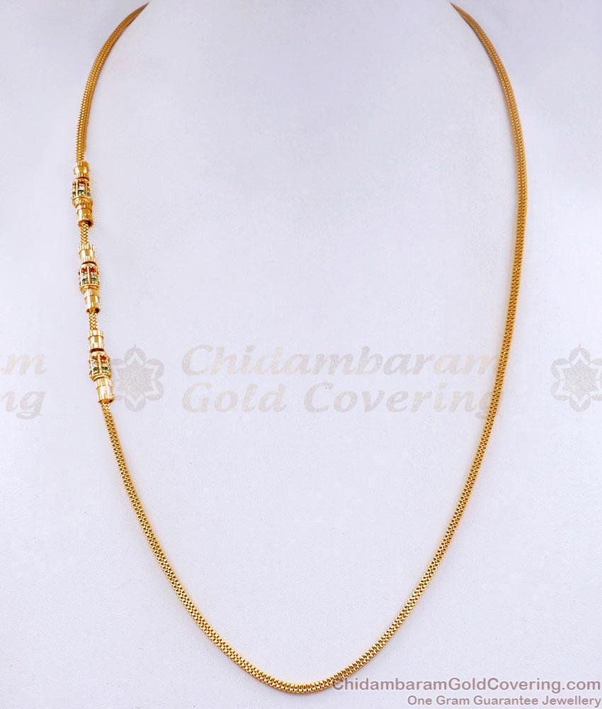 Traditional Gold Imitation Ad Stone Mugappu Thali Chain Design Shop Online MCH1769 Traditional Gold Imitation Ad Stone Mugappu Thali Chain Design Shop Online MCH1769