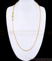30 Inch Long Plain One Gram Gold Ball Mugappu Side Pendant Chain Online MCH1777-Lg