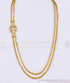 Trendy Big White Stone Impon Mugappu Thali Chain Design For Married Women MCH1821