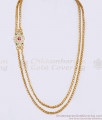 New Model Multi Stone Impon Mugappu 2 Line Thali Chain Online MCH1825 New Model Multi Stone Impon Mugappu 2 Line Thali Chain Online MCH1825