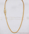 Full White Stone Impon Gold Plated Mugappu Chain For Married Women MCH1857 Full White Stone Impon Gold Plated Mugappu Chain For Married Women MCH1857