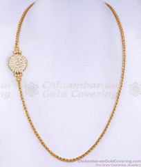 New Model Impon Panchaloha Side Pendant Gold Mopu Thali Chain MCH1859