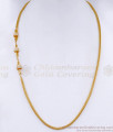 Traditional Full White Stone Gold Imitation Mugappu Ball Design MCH1882