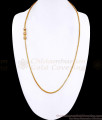30 Inch Long Ruby White Ball Design Gold Plated Mugappu Chain MCH1911-LG