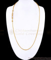 30 Inch Long Light Weight Gold Covering Ad Stone Mugappu Chain Ball Design MCH1916-LG