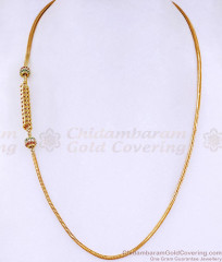 South Indian Bridal Wear Stone Ball Mugappu Gold Plated Chain MCH1923 South Indian Bridal Wear Stone Ball Mugappu Gold Plated Chain MCH1923