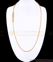 30 Inch Long Light Weight Daily Wear Stone Mugappu 1 Gram Gold Jewelry MCH1928-LG 30 Inch Long Light Weight Daily Wear Stone Mugappu 1 Gram Gold Jewelry MCH1928-LG