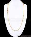 30 Inch Long High Quality Ruby White Stone 3 Ball Gold Mugappu Thali Chain MCH1929-LG