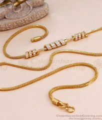 Classic Snake Chain Gold PLated Spiral Stone Mugappu Online MCH1930 Classic Snake Chain Gold PLated Spiral Stone Mugappu Online MCH1930