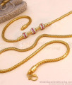 30 Inch Long New Arrival Ruby White Stone Gold Imitation Ball Mugappu MCH1935-LG