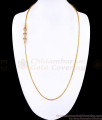 30 Inch Long New Arrival Ruby White Stone Gold Imitation Ball Mugappu MCH1935-LG