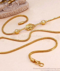 High Quality Micro Gold Polish Lakshmi Ball Mugappu Thali Chain MCH1952 High Quality Micro Gold Polish Lakshmi Ball Mugappu Thali Chain MCH1952