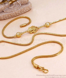 High Quality Micro Gold Polish Lakshmi Ball Mugappu Thali Chain MCH1952 High Quality Micro Gold Polish Lakshmi Ball Mugappu Thali Chain MCH1952