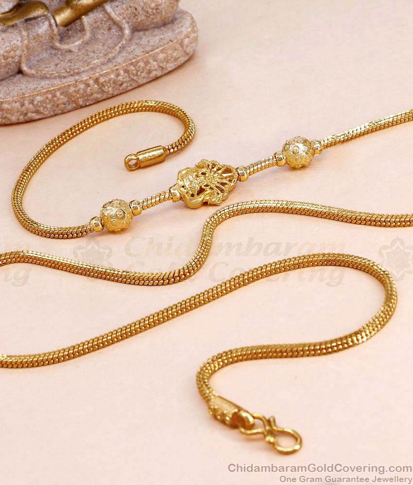 High Quality Micro Gold Polish Lakshmi Ball Mugappu Thali Chain MCH1952 High Quality Micro Gold Polish Lakshmi Ball Mugappu Thali Chain MCH1952