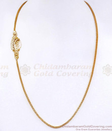 Stylish One Gram Gold Plated Floral Side Pendant Mugappu Without Stone MCH1959 Stylish One Gram Gold Plated Floral Side Pendant Mugappu Without Stone MCH1959