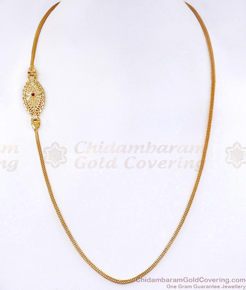 Light Weight Daily Wear Gold Imitation Mugappu Thali Chain For Women MCH1960