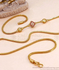 Classic Golden Ball Design Stone Mugappu Thali Chain MCH1971