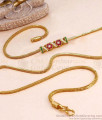 New Arrival Spiral Gold Imitation Floral Mugappu Chain Online MCH1976 New Arrival Spiral Gold Imitation Floral Mugappu Chain Online MCH1976