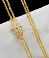 Traditional Two Line Impon Gold Mugappu Chain Five Metal Jewelry Collections MCH240