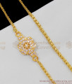 Impon Mugappu Flower Design Gold Plated Side Pendant For Ladies Online MCH292