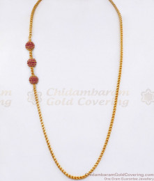 Traditional Three Balls Ruby Stone Mopu Thali Saradu Collections Online MCH318 Traditional Three Balls Ruby Stone Mopu Thali Saradu Collections Online MCH318