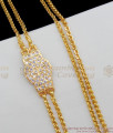 Two Line Impon Gold Inspired Mugappu Thali Chain Five Metal Jewelry MCH355