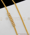 30 Inches Long Full AD Stone Spiral Mugappu Thali Chain For Womens MCH367