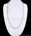 30 Inch Long Gold Plated Regular Wear C Cut Plain Ball Mugappu Thali Kodi New Arrival MCH652-Lg