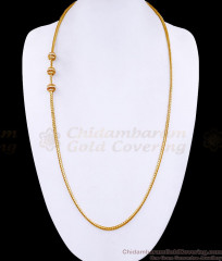 30 Inch Long Traditional AD Stone Mugappu Ball Design Thali Saradu Daily Wear MCH669-Lg