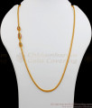 Daily Wear Multi Colour Stone Cylinder Design Gold Mugappu Design Thali Chain MCH720