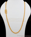 Heart Design Single Line Gold Mugappu Chain AD White Impon Side Pendent MCH726