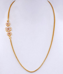 Daily Wear 1 Gram Gold Mopu Chains Stone Pattern MCH1303 Daily Wear 1 Gram Gold Mopu Chains Stone Pattern MCH1303