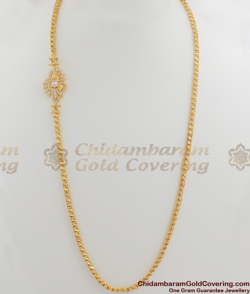 Simple Daily Wear Gold Mugappu Chain for Married Women MCH148