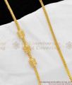 Sizzling White AD Stone Design Mugappu Chain For Women MCH162